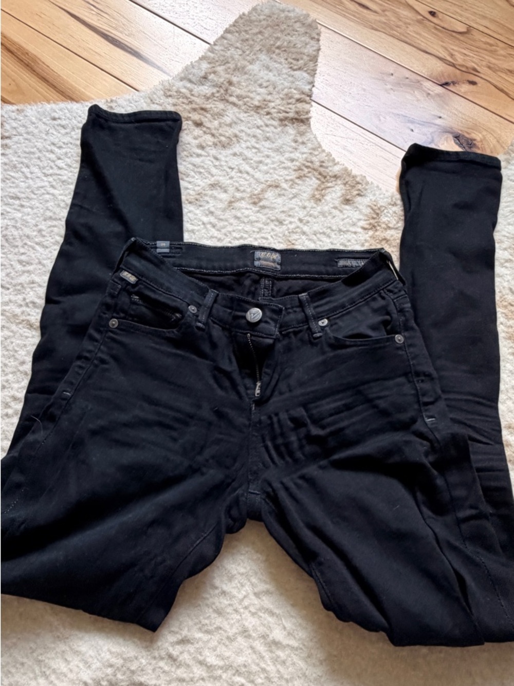 Citizens of humanity black jeans size 25